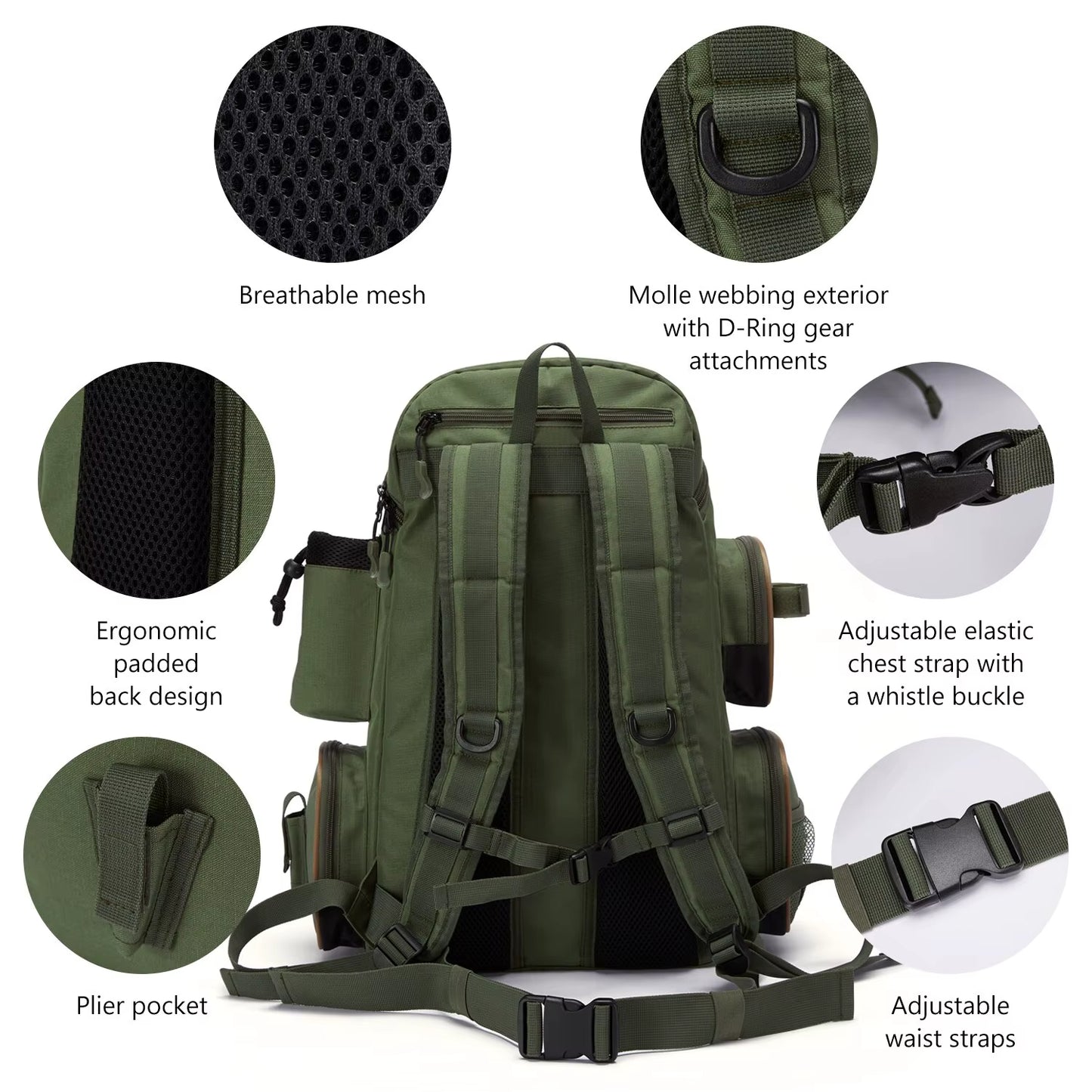 Pro Fishing Tackle Backpack